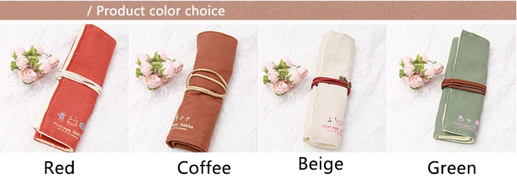 coffee pencil case Креативный ретро холщовый чехол для карандашей из кожи PU Сумка для карандашей сумка для хранения канцелярских принадлежностей школьные принадлежности многофункциональная сумка - Цвет: coffee pencil case