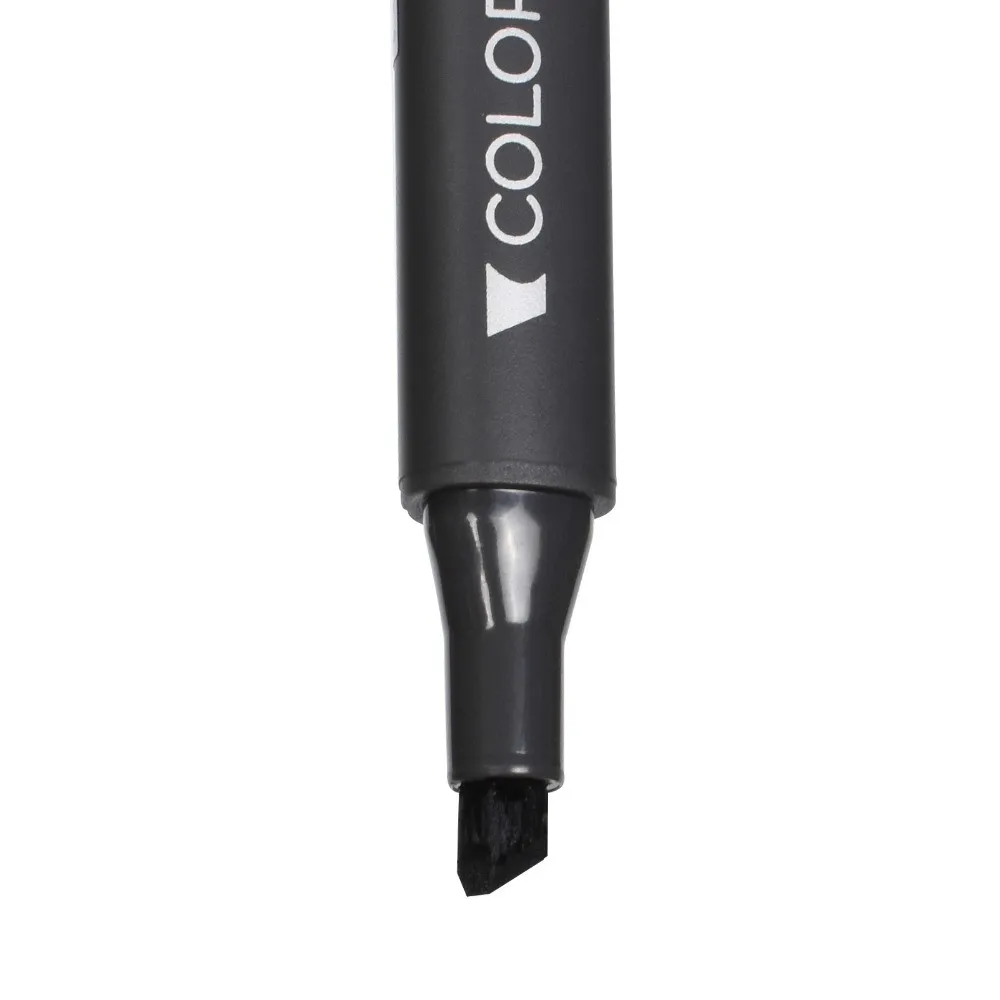 Маркеры для рисования серого 12 цветов|Фломастеры| |