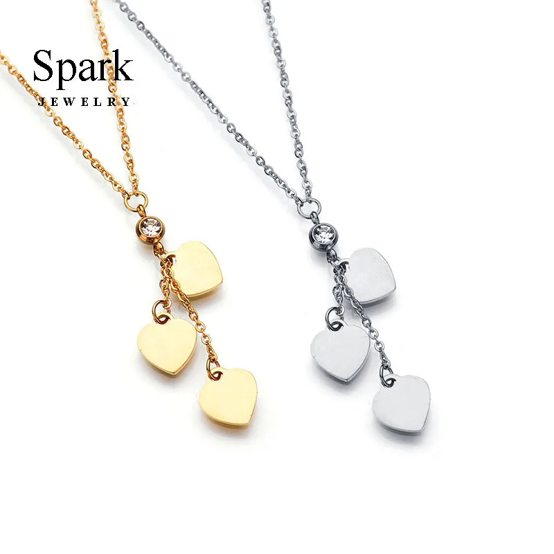 SPARK ювелирное изделие очаровательное женское ожерелье с подвеской в виде сердца 3