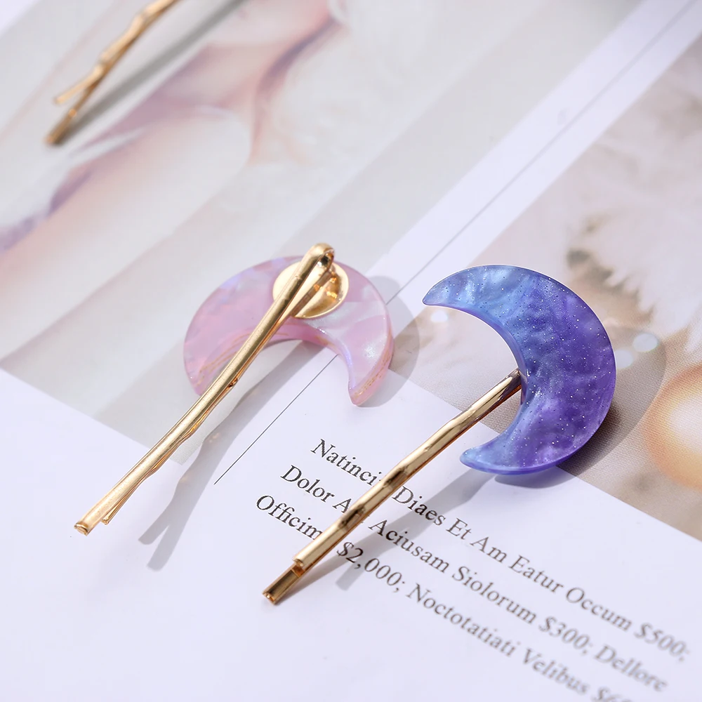 Заколки для волос с разноцветной уксусной кислотой 1 шт.|Аксессуары укладки| |