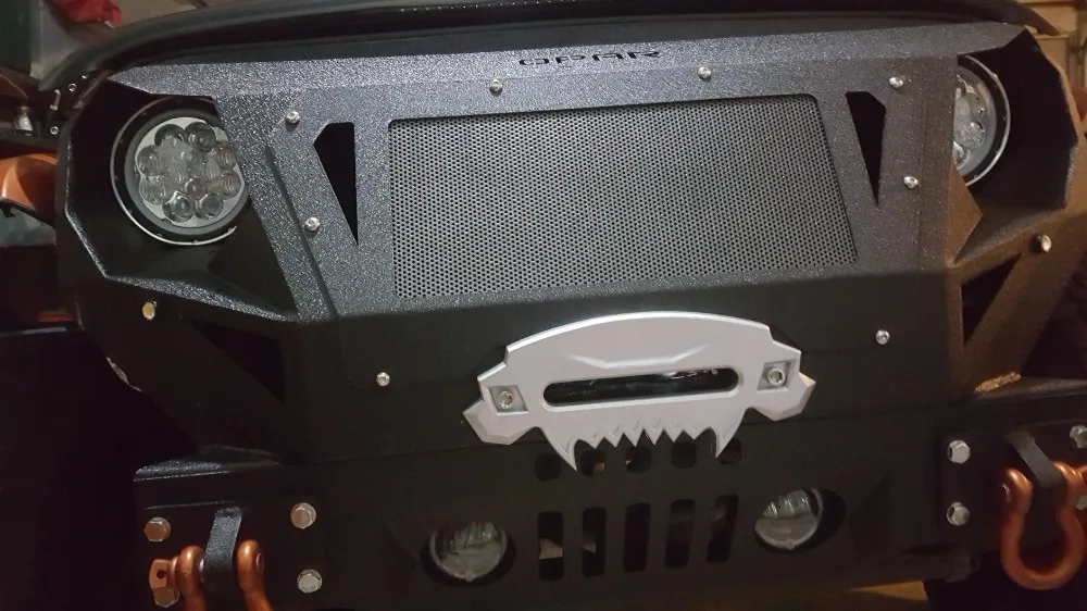 Универсальный алюминиевый бампер для переднего бампера 4x4 Hawse Fairlead синтетическая