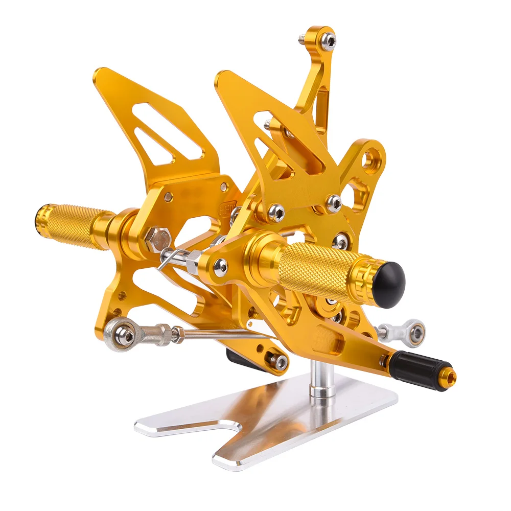CNC Алюминиевый Регулируемый мотоцикл Rearset задний Набор Подножки педаль Подножка для Suzuki SV650 SV650S SV650X