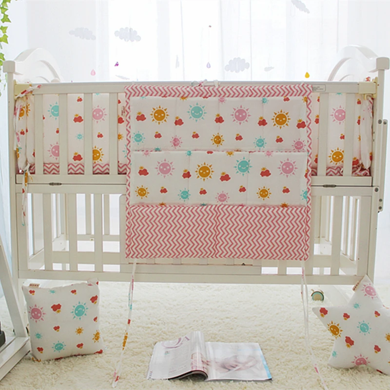 Sunshine Baby Girl Crib Bedding Set Princess Style Kids Newborn Cot 100% Cotton Bed Linen Clothes | Мать и ребенок
