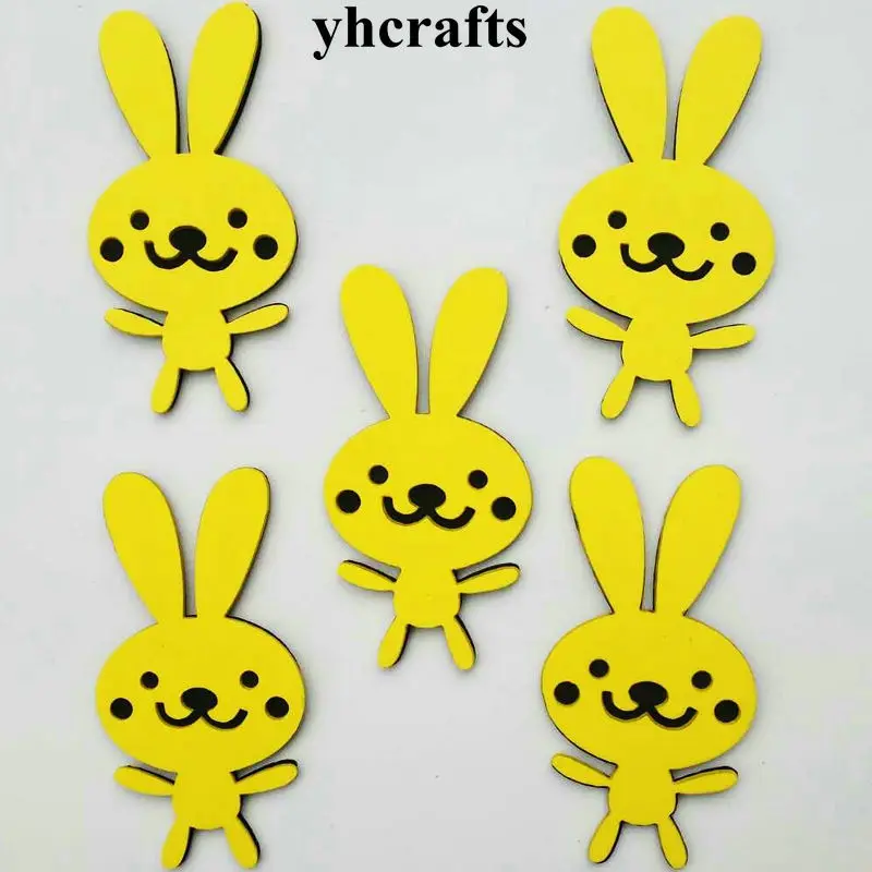 5PCS 6x11.5cm 6 шт./лот, EVA пены 3D Кролик без наклеек детский сад ремесла Набор для скрапбукинга. Карманное ремесло пасхальные ремесла классические игрушки OEM - Цвет: 5PCS 6x11.5cm