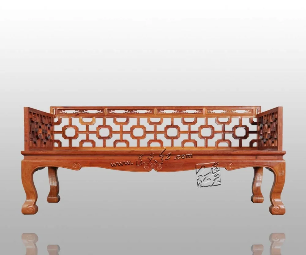 Резное палисандровое дерево мебель для гостиной диван деревянная кровать с