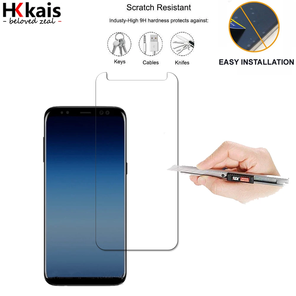 Закаленное стекло HKKAIS для Samsung Galaxy A3/A5 Защитное экрана|Защитные стёкла и плёнки