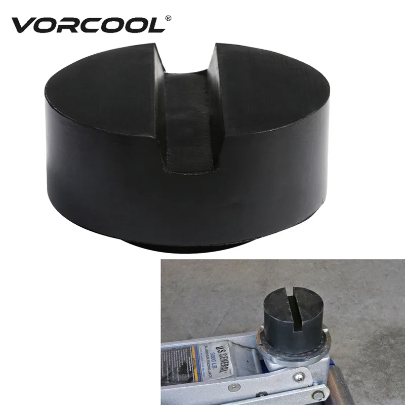 VORCOOL Накладка для подъемника автомобиля из резинового слота на полу, защитная рамка адаптера для подъема с бокового шва.