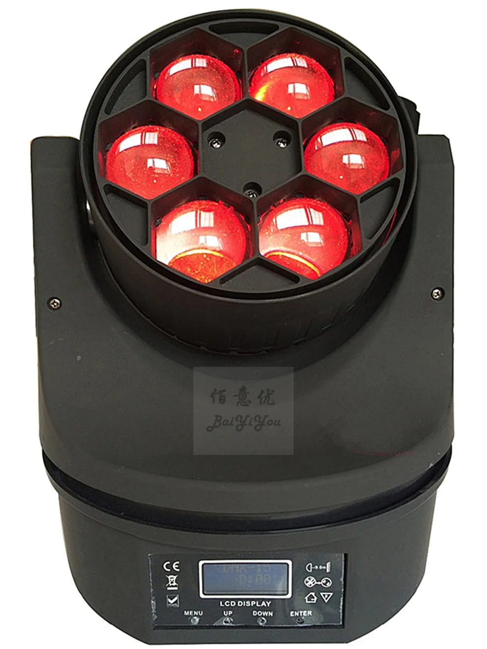 2 шт./лот удивительные соколиный глаз мини луч светильник 6 шт. 15 Вт RGBW 4IN1 пчелиный