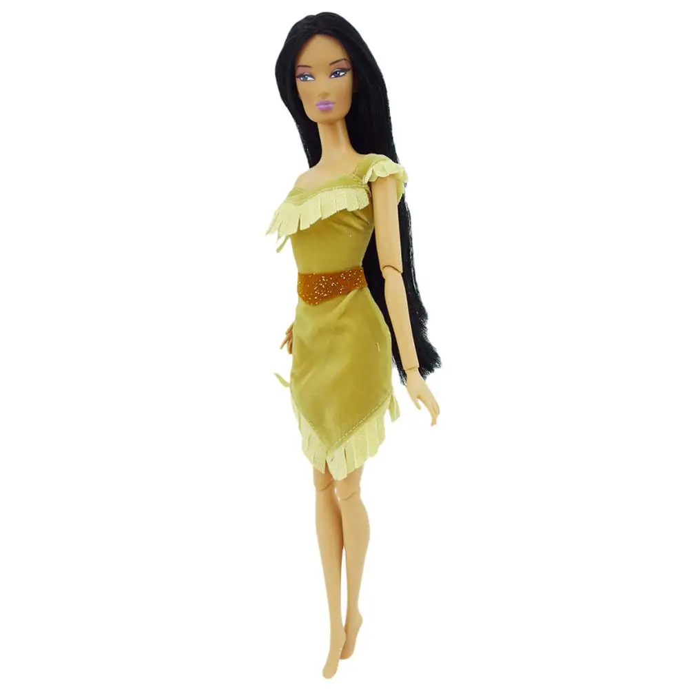 1 шт. модное сказочное платье принцессы копия Pocahontas мини юбка праздничная одежда