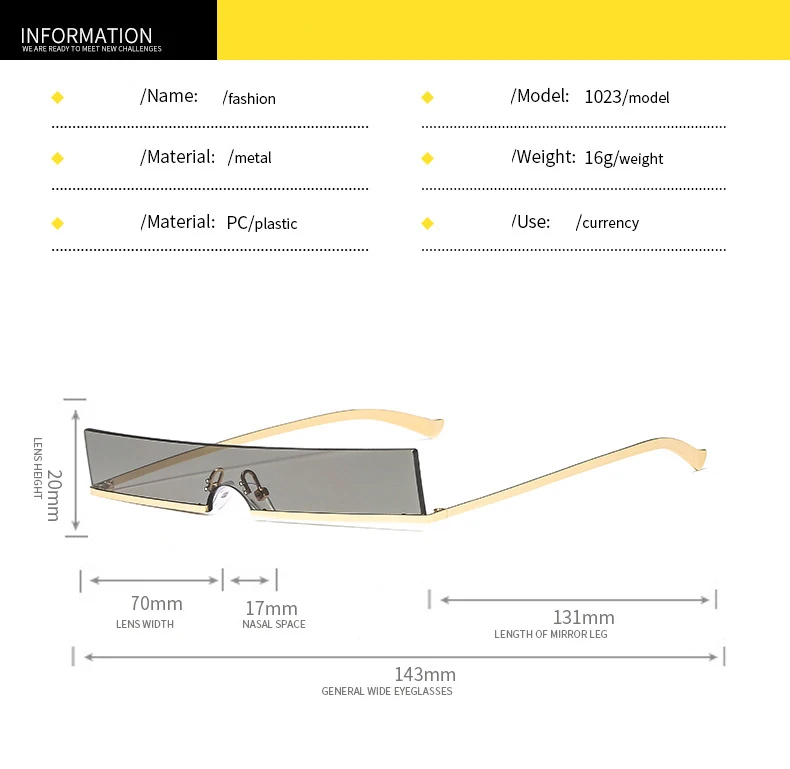 Модные маленькие узкие прямоугольные солнцезащитные очки для женщин без оправы тонкий конфетных цветов маленькие солнцезащитные очки для женщин футуристический стиль Uv400
