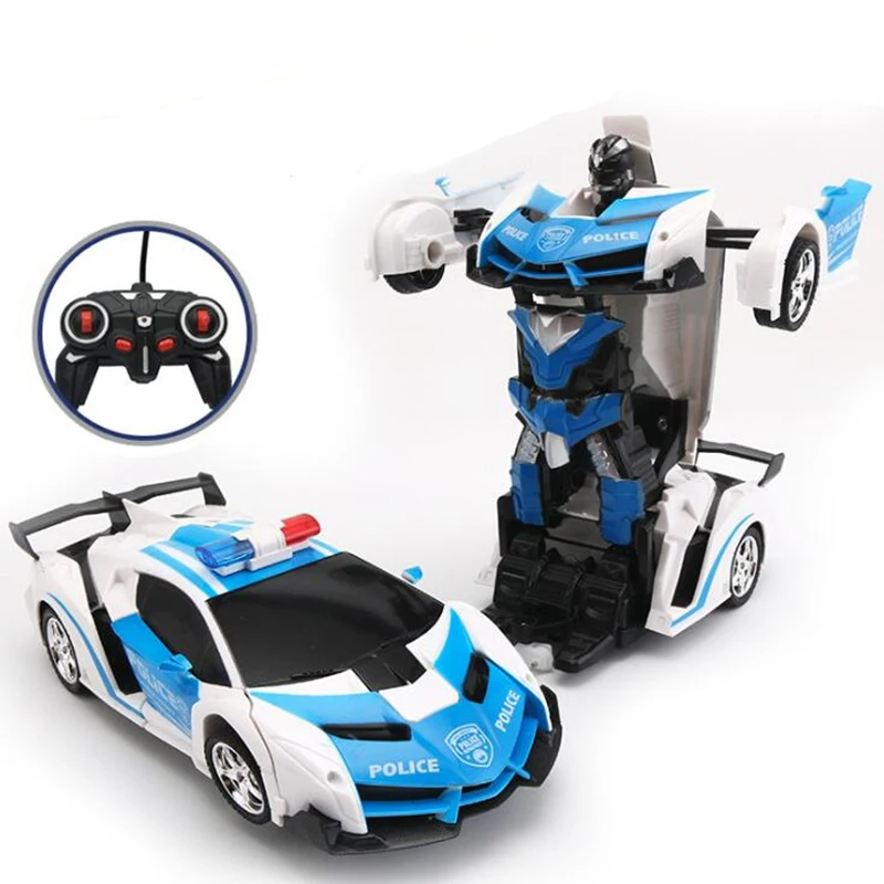 RC автомобиль 1:18 трансформации Роботы фигура спортивный модель роботы игрушки