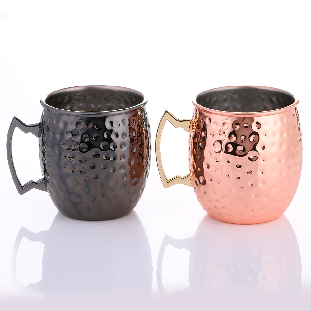 18/8 пищевая стандартная элегантная Коктейльная кофейная кружка Realand 16 унций для