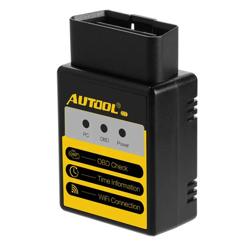 AUTOOL C1 OBD2 ELM327 сканер V1.5 Bluetooth/WI FI OBD II Авто диагностический Бесплатная
