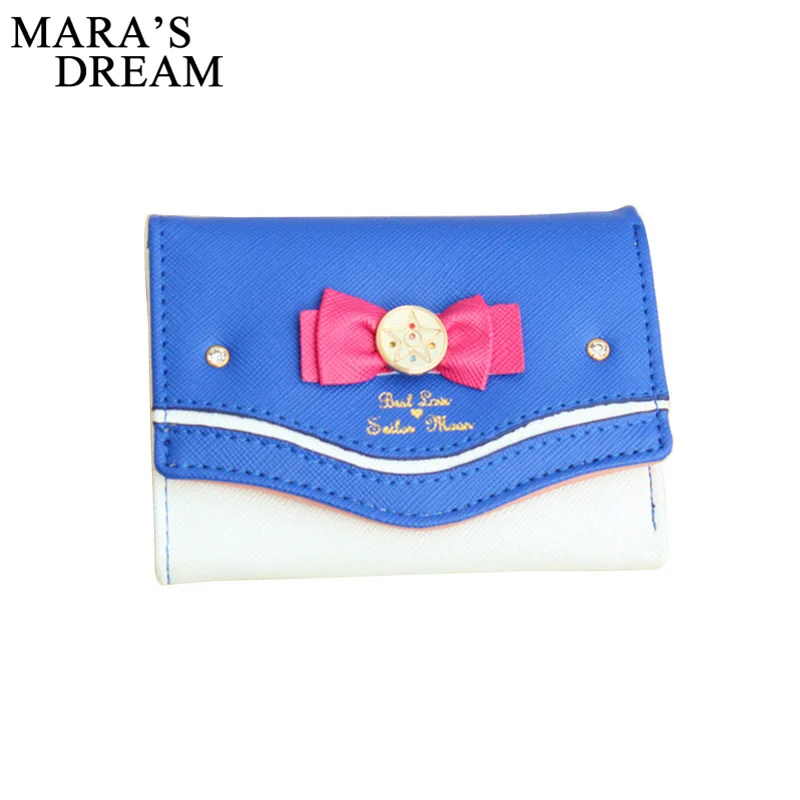 Mara's Dream 2020 Сейлор Мун кошелек женские короткие кошельки карамельные Цвета Бант