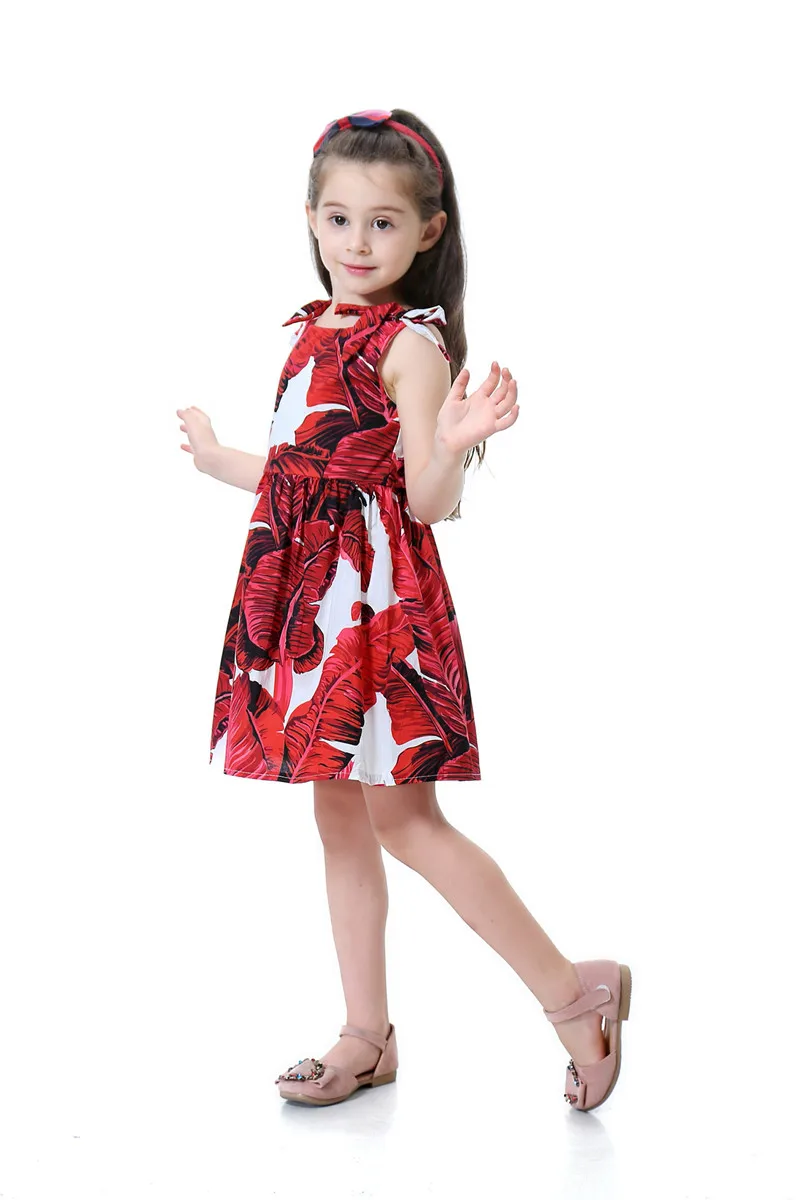 Summer Elegant Casual Baby Girls Dress Children Birthday Party Sleeveless A-line Dresses For Kids Vestidos Princess | Детская одежда и