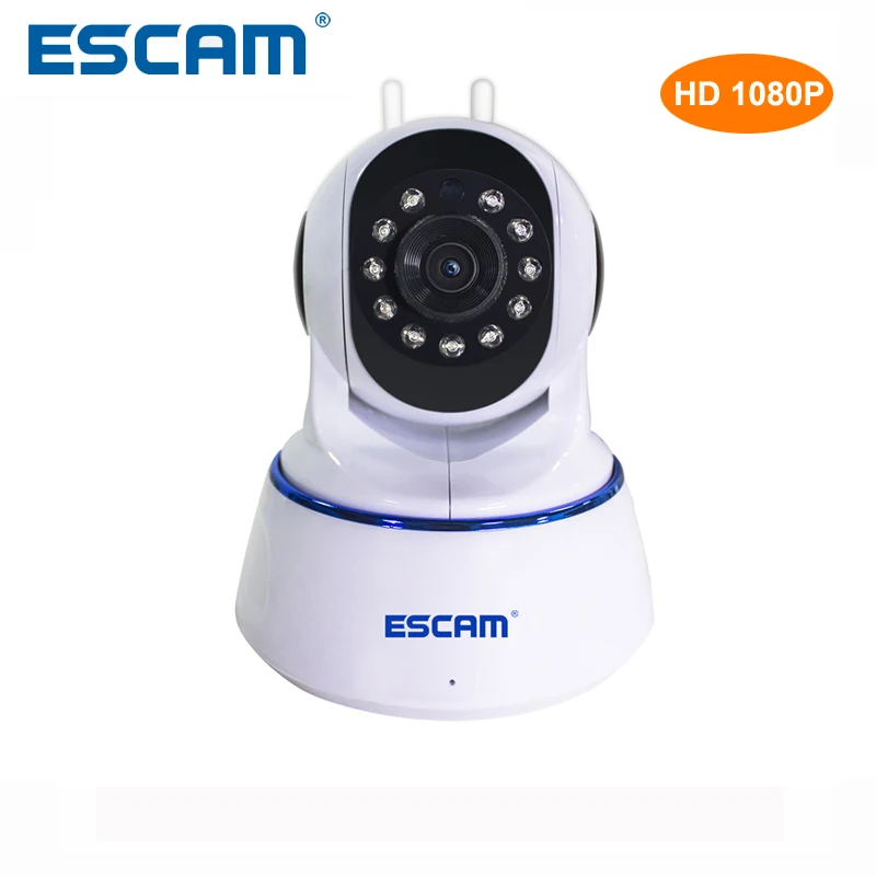 Escam QF003 Mini WiFi IP Camera HD 1080P CCTV security System P2P IR Cut Two Way Audio Micro SD Card Slot Night vision | Безопасность и