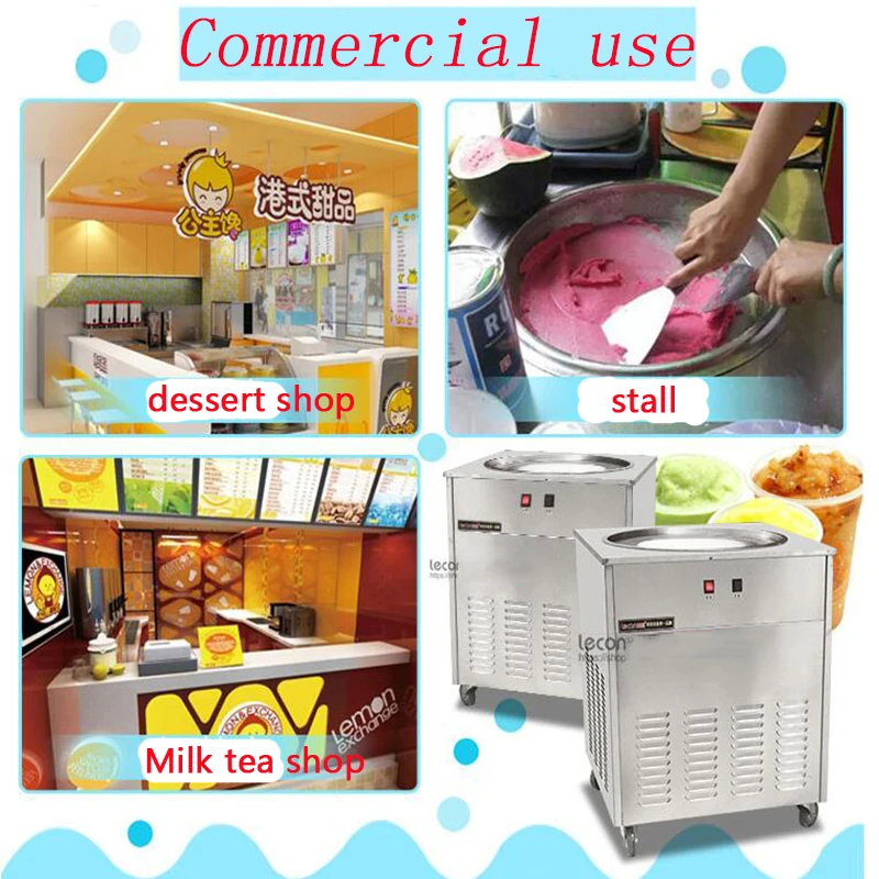 48 см узкие туфли с круглой кастрюлей в ролл из жареного мороженого машины