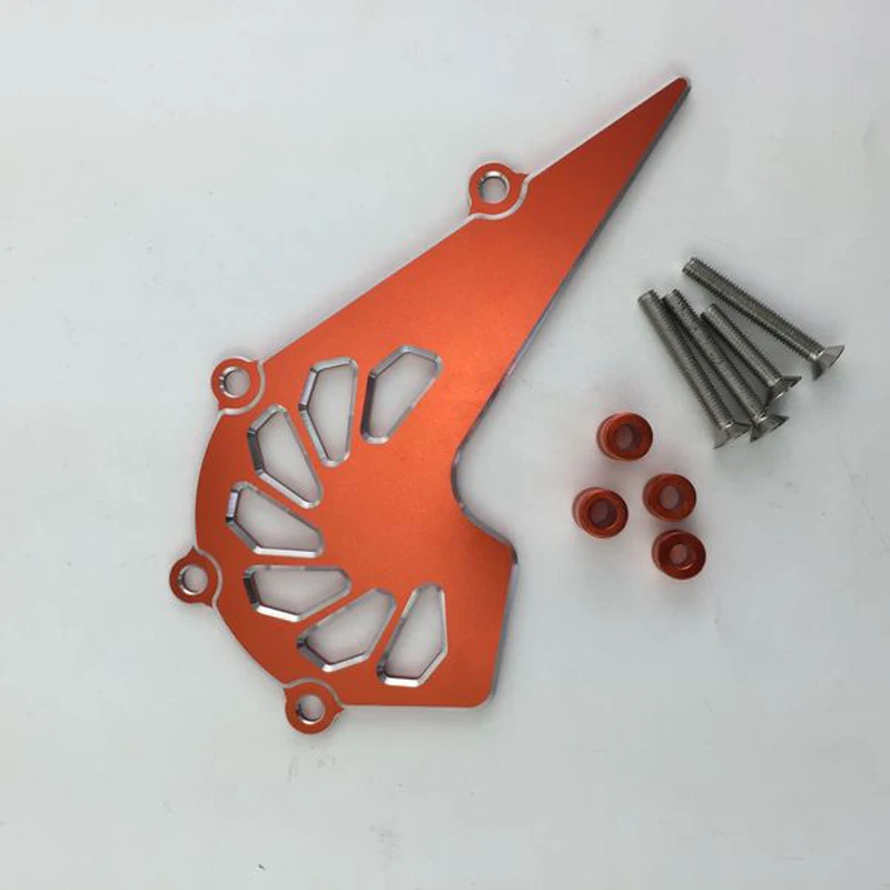 

Orange Motorcycle CNC Aluminum Front Sprocket Chain Cover Guard Protect Accessories for Duke 125 200 390 2013 2014 2016-2018