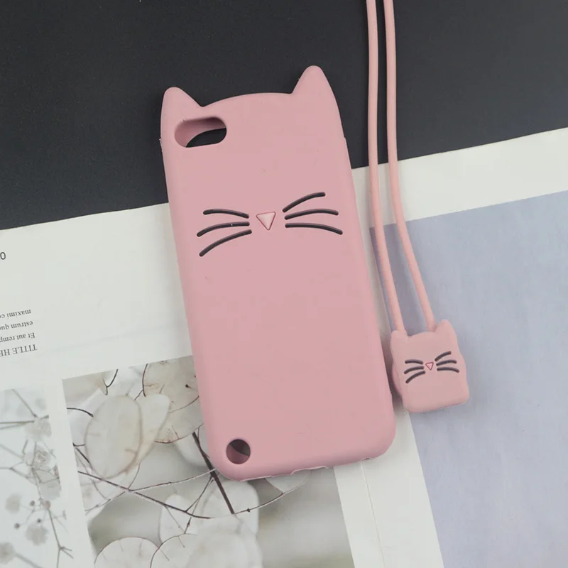 Силиконовый чехол с милыми объемными рисунками для Apple iPod Touch 6 s японский