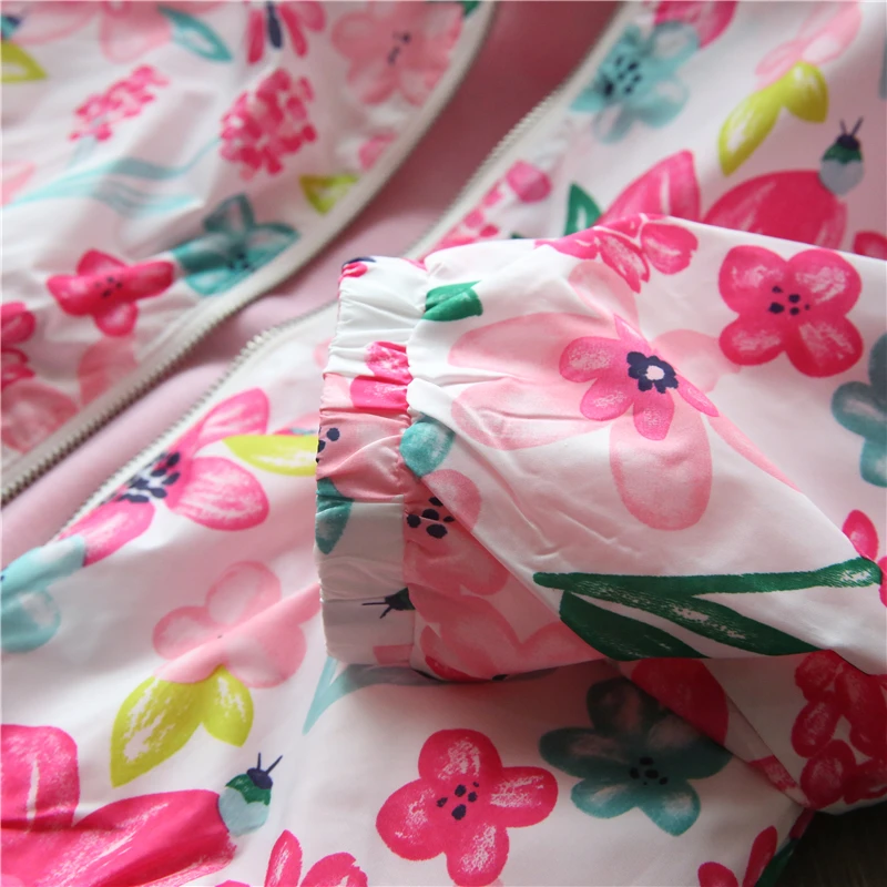 2018 новая куртка для девочек верхняя одежда с принтом Пеппы пальто капюшоном и