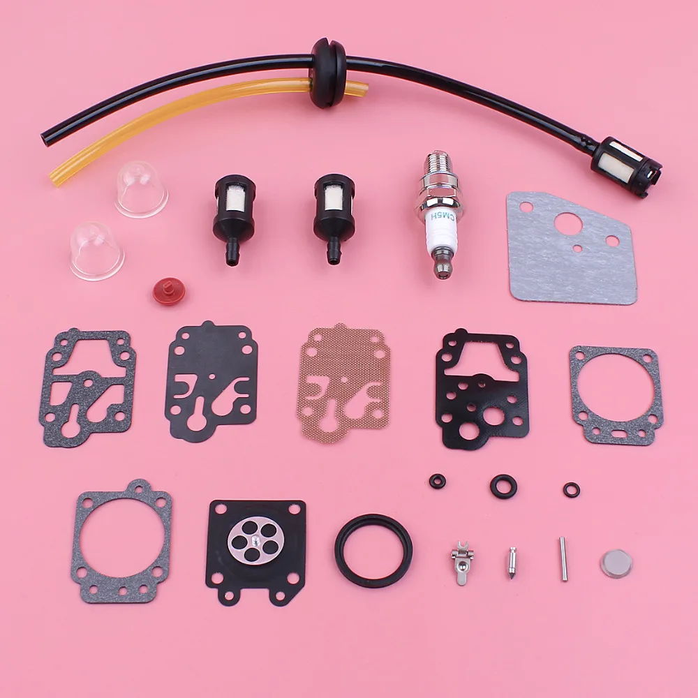 Ремонтный комплект карбюратора Carb для Honda GX35 HHT35S GX 35 газонокосилка шланг