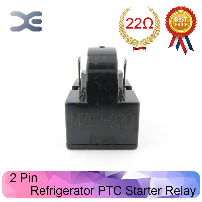 2PIN MZ92 22OHM реле стартера Холодильник PTC запасные части дисплей стартер для