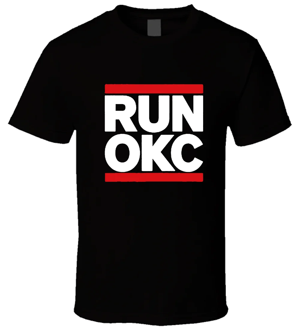 RUNER OKC Оклахома Сити громкий 1 Новая горячая Распродажа Черный Для мужчин футболка