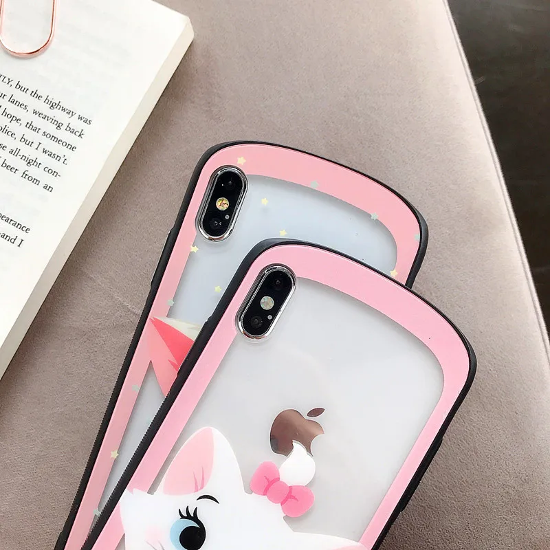 Мультяшный любимец Зонт кошка Мэри Даффи чехол для iPhone X XR XS MAX 8 7 6s plus милое