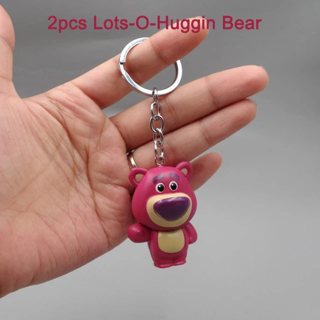 2pcs Bear Big Salse Movie Toy Story4 фигурка форки плюшевые игрушки Вуди Джесси Базз Лайтер инопланетяне лотсо брелок игрушки для детей и взрослых Funs подарки - Цвет: 2pcs Bear