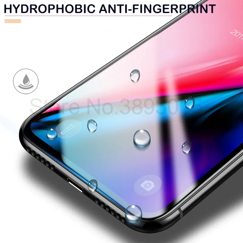 6D полное покрытие Защитное стекло для iPhone X XS XR XS max закаленное стекло для iPhone 6 6S 7 8 Plus безопасная защита экрана пленка