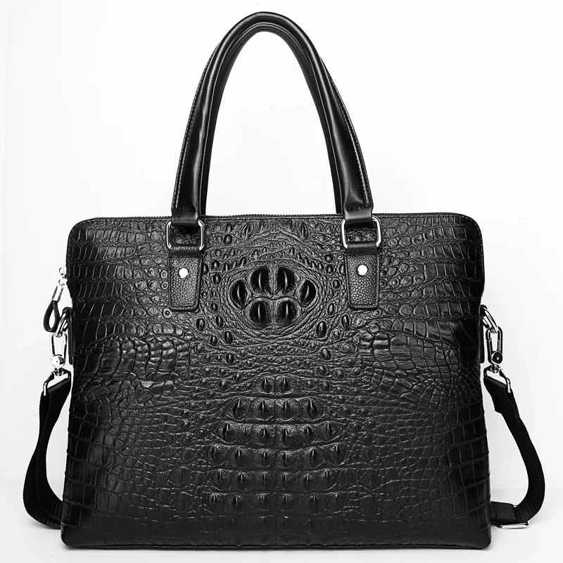 Мужские рюкзаки из 100% натуральной кожи модный рюкзак аллигатора для мальчиков