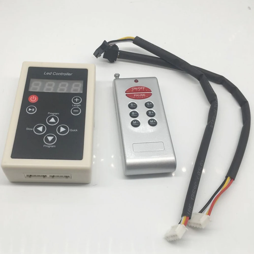5 m RGB Мечта Магическая Светодиодная лента DC12V 6803 IC IP67 водонепроницаемый Светодиодные ленты 5050 SMD 150 светодиодный гибкий свет+ 133 программа RF контроллер