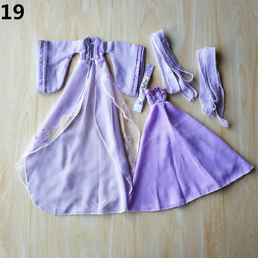 Allaosify 1/6 костюм в китайском стиле BJD одежда кукольные аксессуары