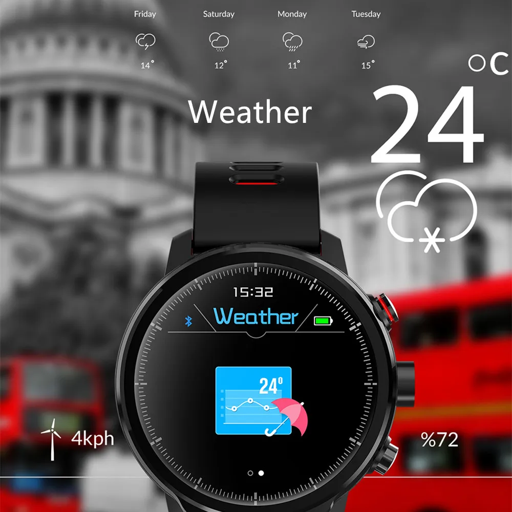 L5 Смарт-часы мужской браслет IP68 водонепроницаемый несколько видов спорта