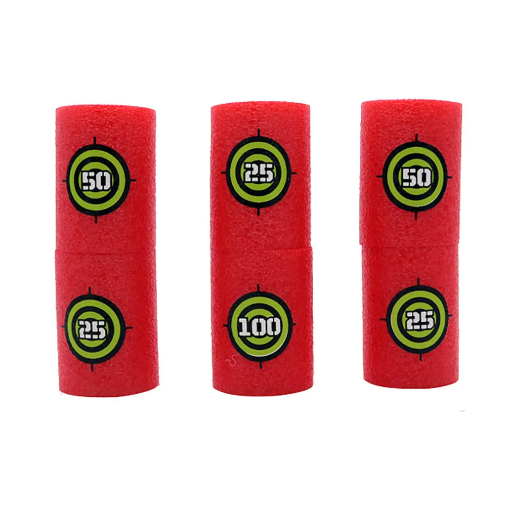 6 шт. EVA Мягкая Пуля мишень дротика для NERF N Strike элитная Серия бластеры детская