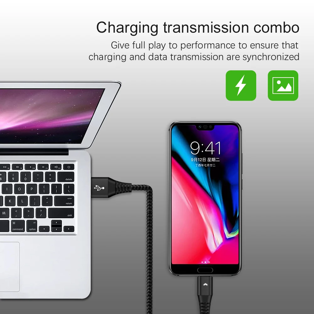 Олаф микро USB кабель 2A для быстрой зарядки и передачи данных провод шнур зарядное