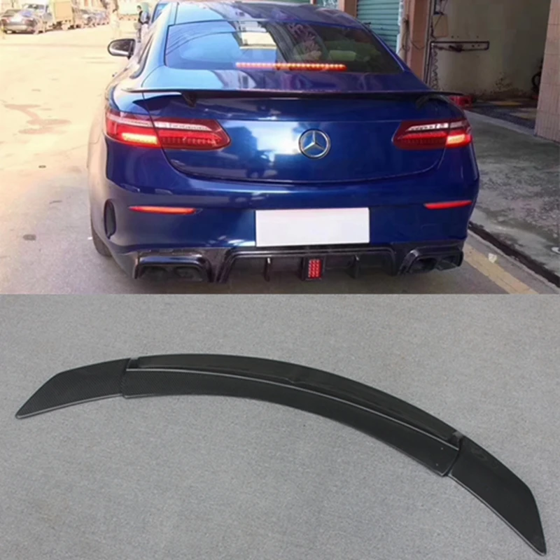 

E Coupe C238 W238 Carbon Fiber Spoiler For Mercedes 2017-2018 Bootlid Rear Trunk Lip RT Style E350 E400 E320 Amg line