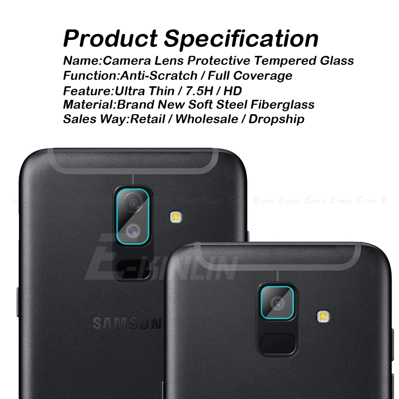 Прозрачная защитная пленка для задней камеры для samsung Galaxy A9 A7 A5 A3 A8 A6 Plus закаленное стекло