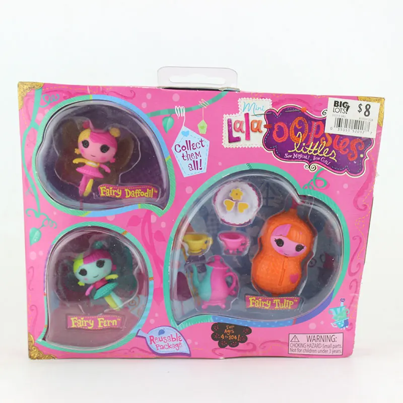 3 дюймовые оригинальные куклы MGA laloopsy и Аксессуары в комплекте с коробкой |