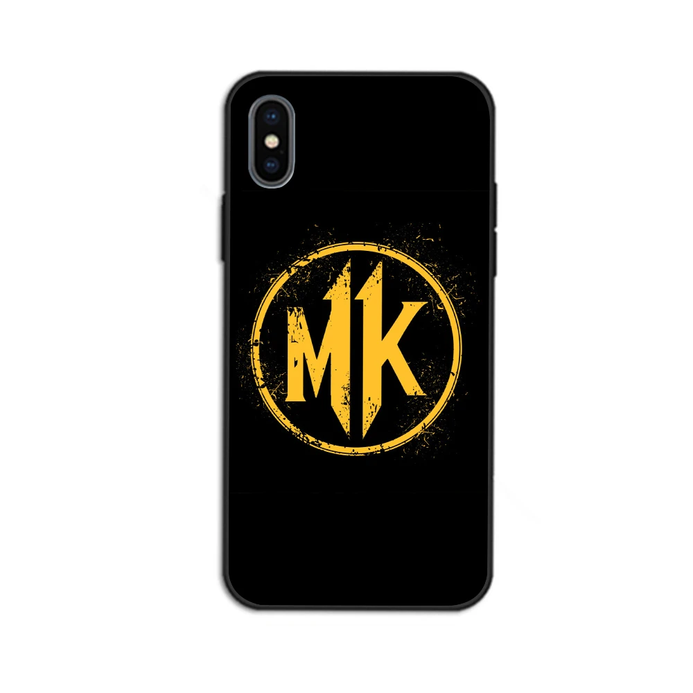 Mortal Kombat 11 роскошный мягкий ТПУ силиконовый чехол fundas для iphone 8 7 6 6s plus X Xr Xs Xmax 5 5S se