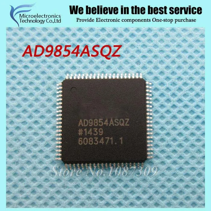 2 шт. бесплатная доставка AD9854ASQZ AD9854 ADCs/DACs Specialized 300 МГц QUADRATURE DDS синтезатор