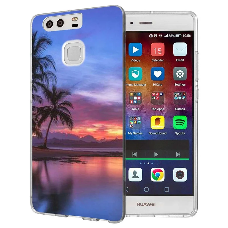 Для Huawei P9lite/P8 Lite 2016 2017 Y5 II 2 Y5ii/Y6 Compact/Honor 5A LYO-L21 Мягкий ТПУ силиконовый прозрачный