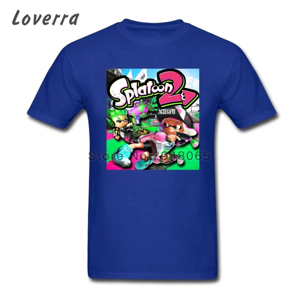 Милый Squid сестры Splatoon Для мужчин футболка короткий рукав Фитнес брендовая одежда