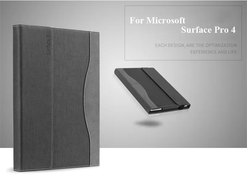 Чехол для планшета для microsoft Surface Pro 4 5 Чехол 12,3 ''PU кожаный чехол-подставка для Surface Pro 6 полная Защита оболочки