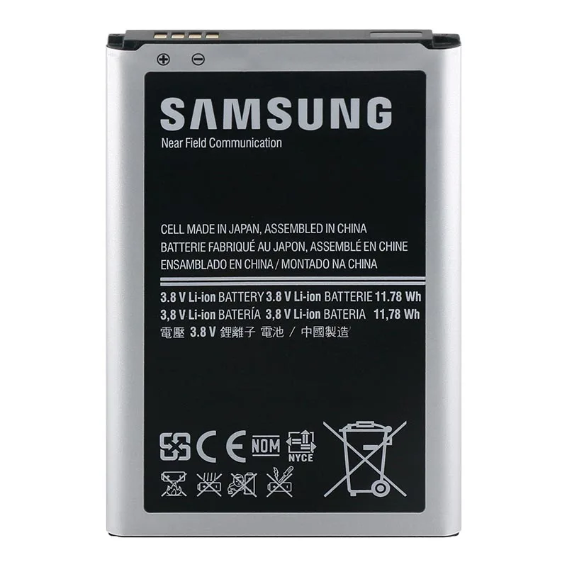 Аккумулятор для samsung Galaxy Note 3 Neo N750 N7505 N7502 3100 мАч EB-BN750BBE с NFC 100% оригинал | Мобильные