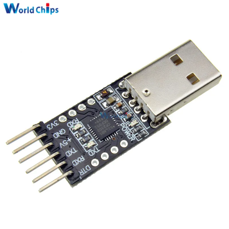 10 шт. CP2102 USB 2 0 к TTL UART модуль 6Pin Серийный конвертер STC Замена FT232 Модуль платы |