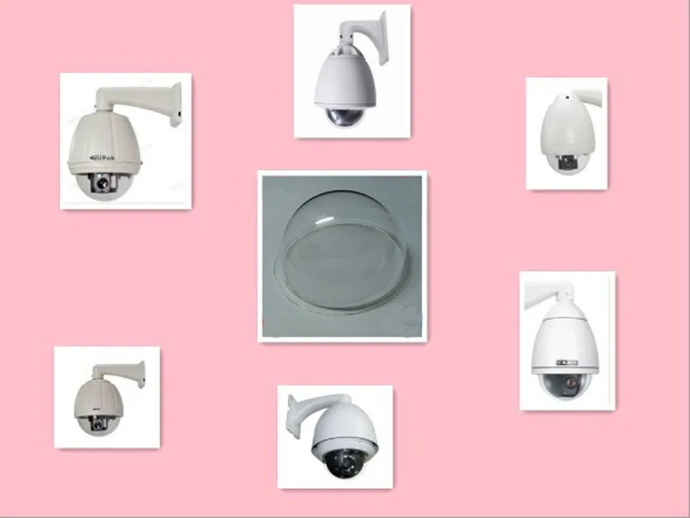 CCTV охранное наблюдение акриловая Крытая купольная ip-камера для дома крышка сохраняющая чистоту объектива 115x57 мм защитный чехол против пыли