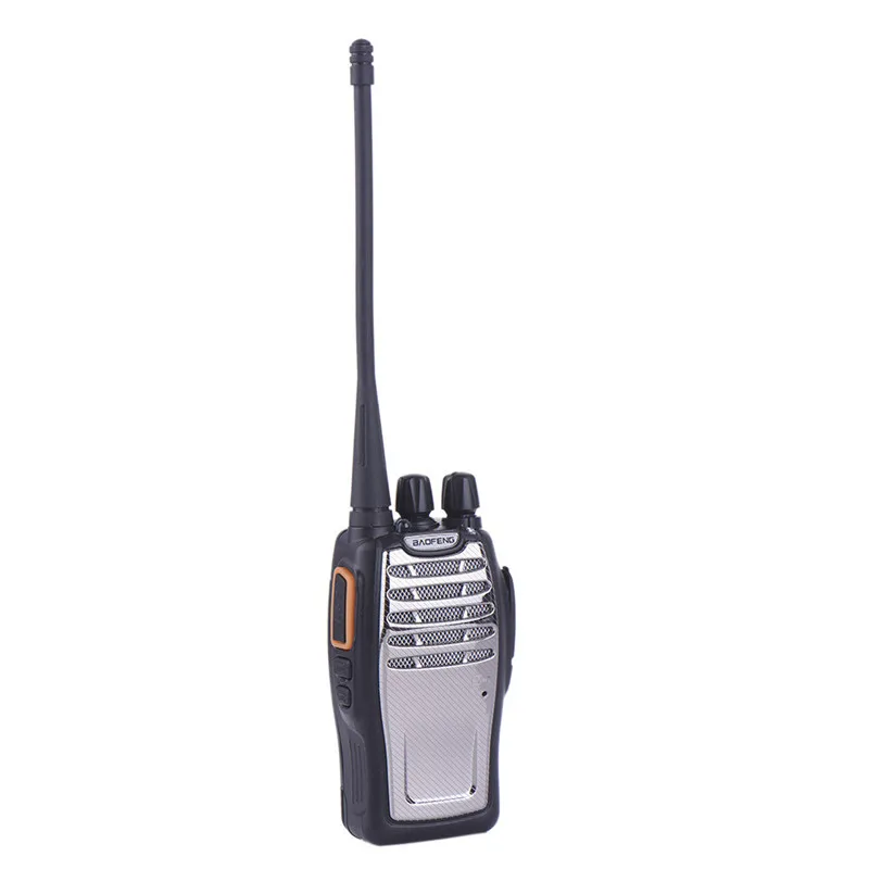 Baofeng BF A5 ham Walkie Talkie 16CH FM VOX Scrambler функция Серебристая стальная сетка Дизайн UHF 400 470Mhz