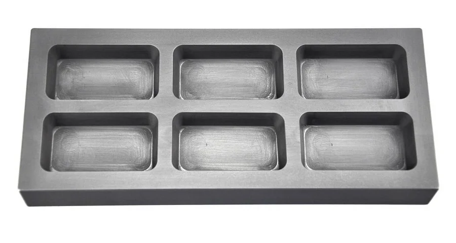

Graphite Ingot Mold for 5oz silver Rect. bar casting refining /silver casting mold/ graphite pot ,FREE SHIPPING