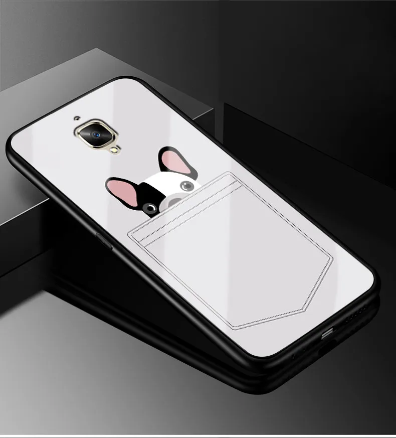 22 Для Oneplus 3t 3 чехол One plus 3T PC Пластиковый стеклянный чехол для телефона черный ТПУ бампер чехол для Oneplus 3 3T One plus 3t 3 1+ 3 Чехол - Цвет: 22